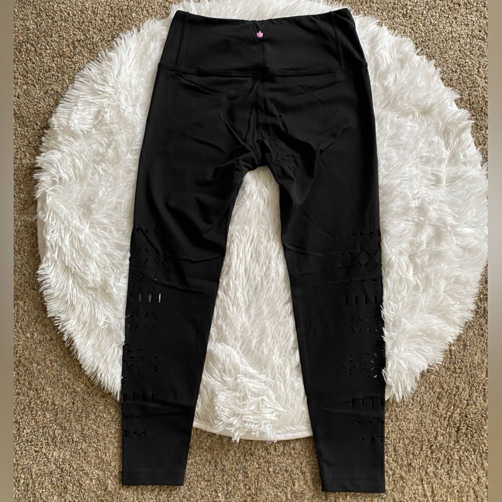 Kira Grace Black Cutout Leggings‎ Womens Size Small